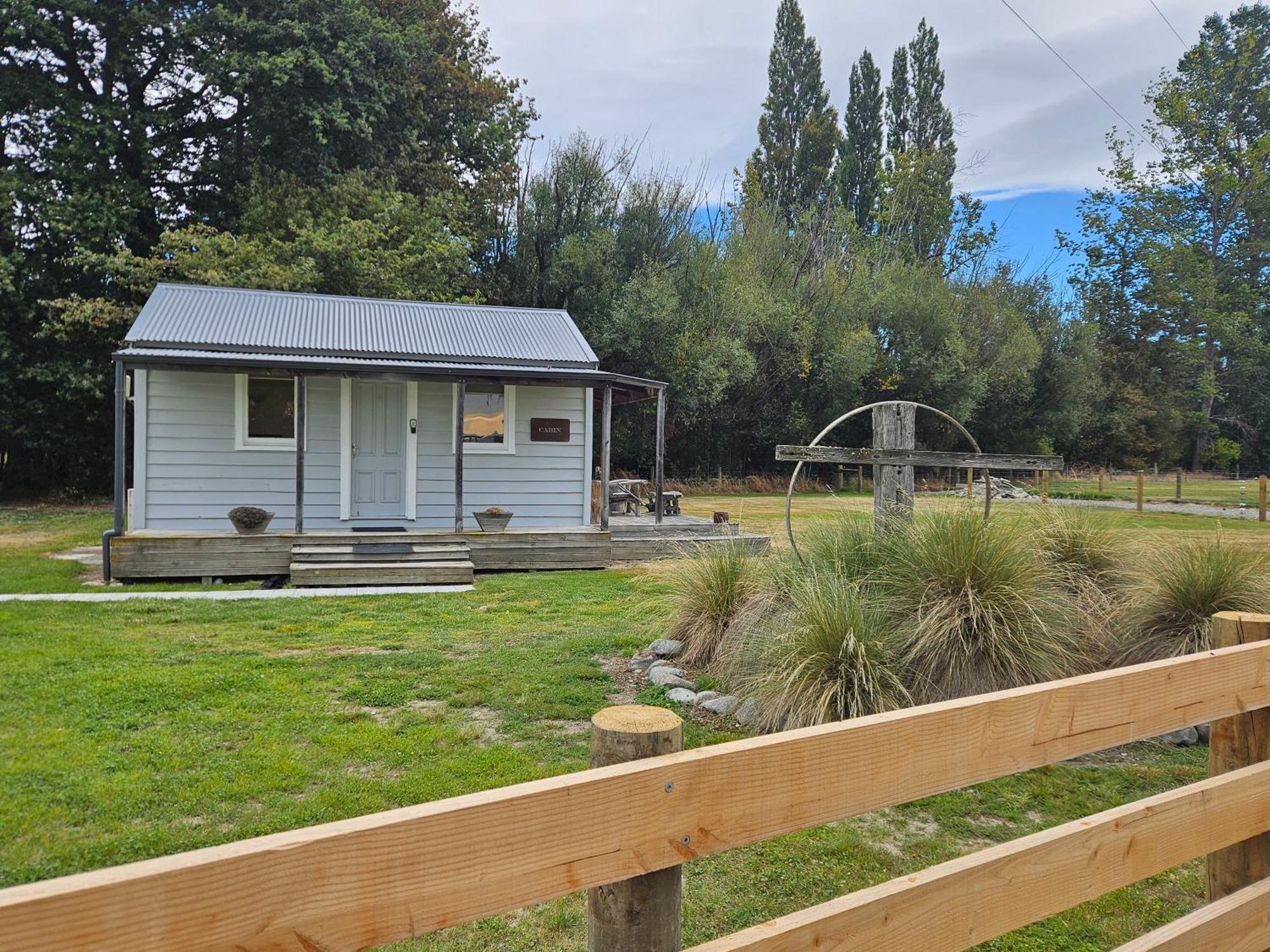 The Cabin, Omahau Downs 特威泽尔 外观 照片